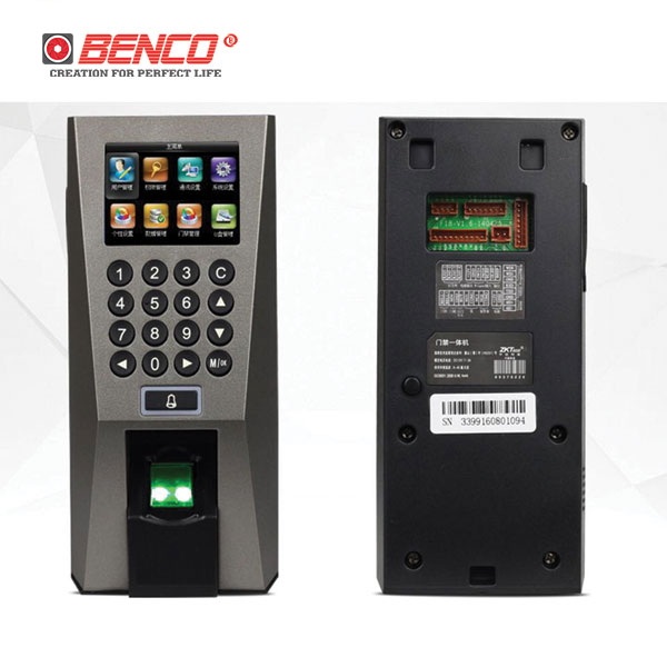 1704_may_cham_cong_f18 Giới thiếu về máy chấm công kiểm soát cửa kính F18 Ronld Jack