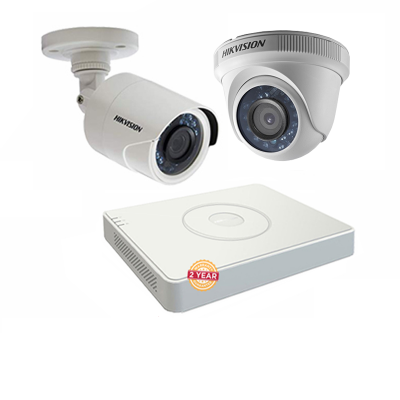 Lắp Đặt Trọn Bộ 2 Camera Quan Sát Hikvision HD MTEL-2CE562C0T