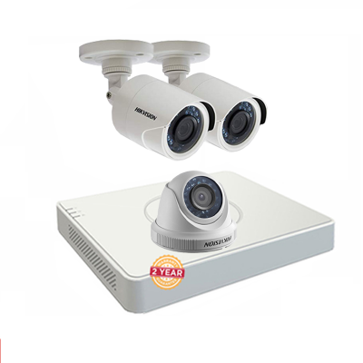 Lắp Đặt Trọn Bộ 3 Camera Quan Sát Hikvision HD MTEL- 3CE563COT