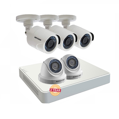 Lắp Đặt Trọn Bộ 5 Camera Quan Sát Hikvision HD MTEL-5CE565C0T