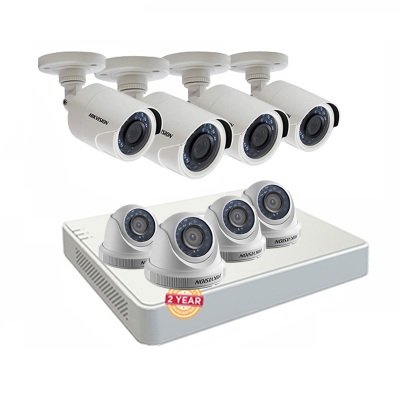 Lắp Đặt Trọn Bộ 8 Camera Quan Sát HIKVISION HD MTEL-8CE568C0T