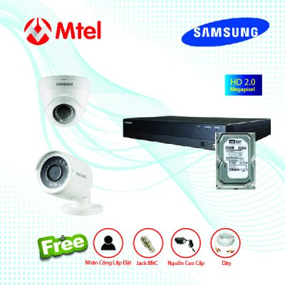 Trọn bộ Camera Samsung 1 mắt Full HD 2.0M