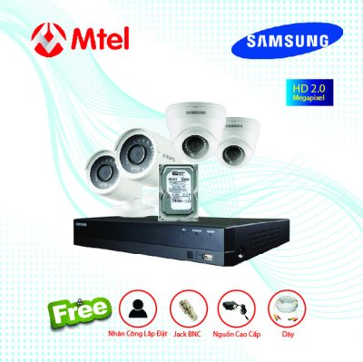Trọn bộ Camera Samsung 2 mắt Full HD 2.0M