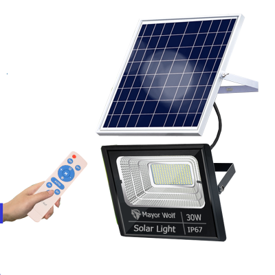 Đèn Pha Năng Lượng Mặt Trời 30W Solar Night 90 Đèn Led Chiếu Sáng Liên Tục 12h Chống Nước NLP-30W