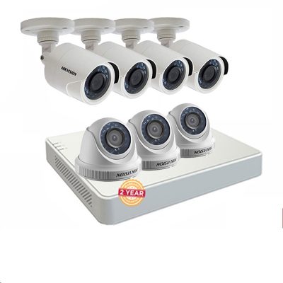 Lắp Đặt Trọn Bộ 7 Camera Quan Sát HIKVISION HD MTEL-7CE567C0T