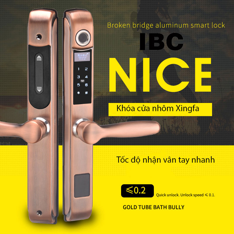Khóa Vân Tay Cửa Nhôm Xingfa IBC G2