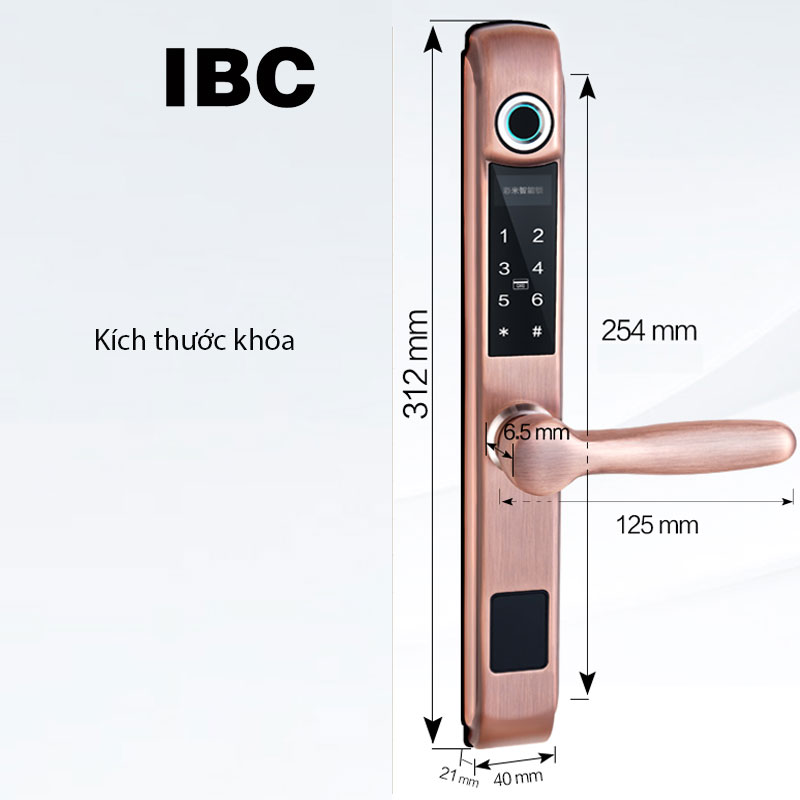thông số kỹ thuật của khóa